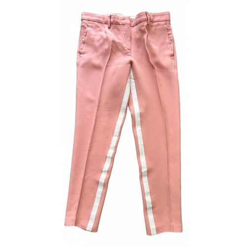 Pre-owned N°21 Trousers In Pink