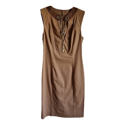 Pre-owned Gucci Mid-length Dress In Camel