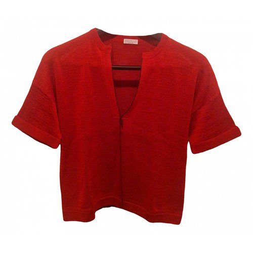 Pre-owned Brunello Cucinelli T-shirt In Red
