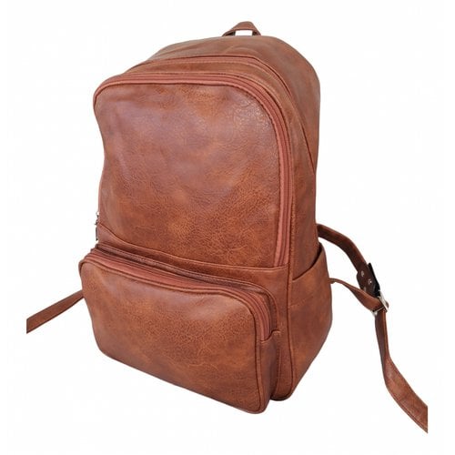 Pre-owned Linea Pelle Leather Weekend Bag In Brown