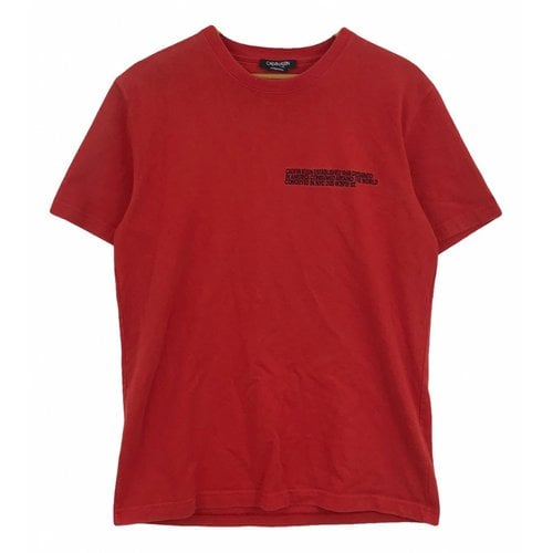 Pre-owned Calvin Klein T-shirt In Red