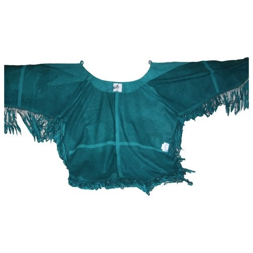 Pre-owned Weill Cape In Green