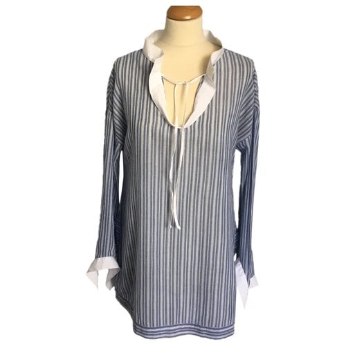 Pre-owned Laurence Bras Tunic In Blue