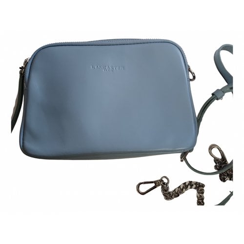 Pre-owned Lancaster Leather Handbag In Blue