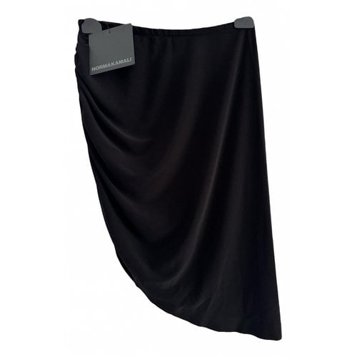 Pre-owned Norma Kamali Mini Skirt In Black