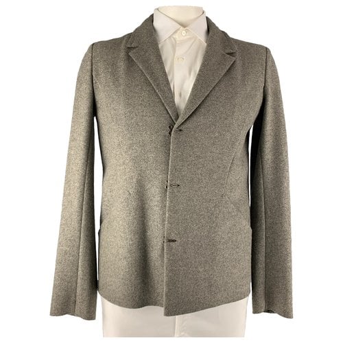 Pre-owned Attachment Wool Jacket In Grey