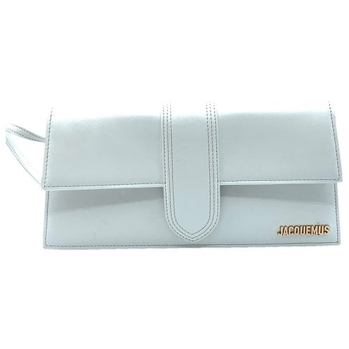Pre-owned Jacquemus Le Bambino Leather Handbag In White