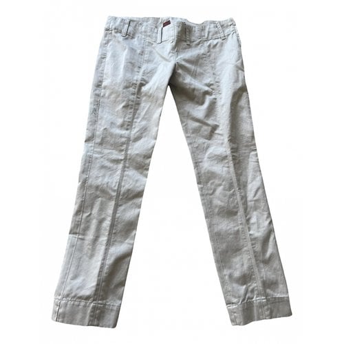 Pre-owned Dondup Chino Pants In Beige