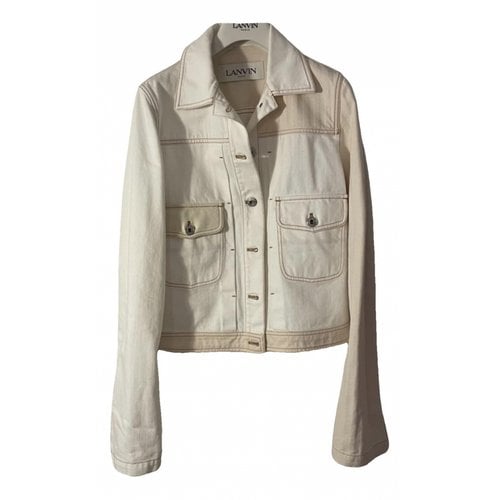 Pre-owned Lanvin Jacket In White