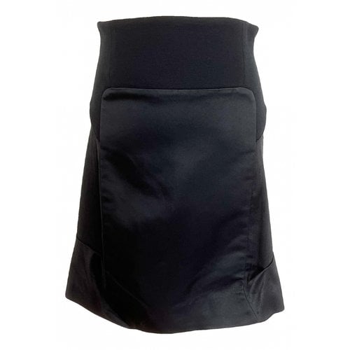 Pre-owned Toga Silk Mid-length Skirt In Black