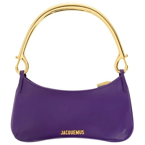 Pre-owned Jacquemus Leather Handbag In Purple