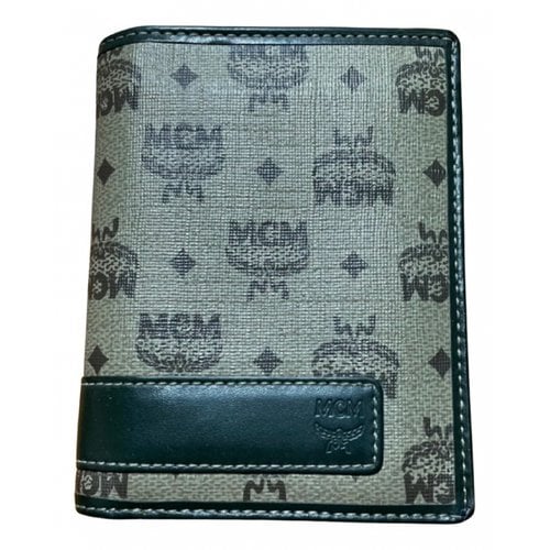 Pre-owned Mcm Leather Small Bag In Green