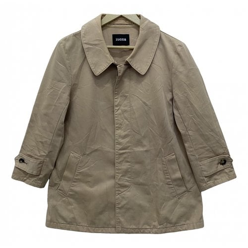 Pre-owned Zucca Trench Coat In Brown