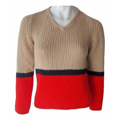 Pre-owned Marc Cain Wool Sweatshirt In Multicolour