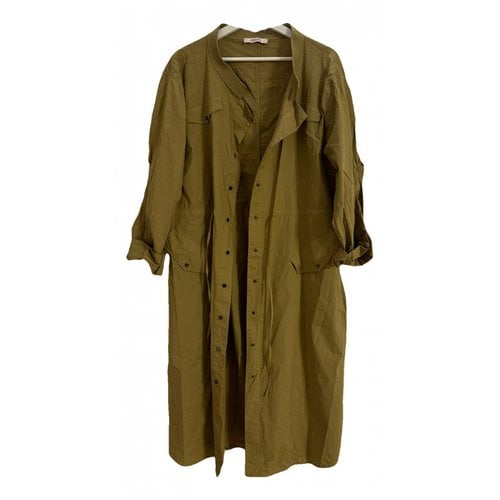 Pre-owned Dorothee Schumacher Mid-length Dress In Khaki