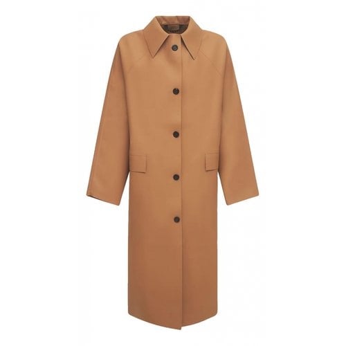 Pre-owned Kassl Editions Trench Coat In Camel