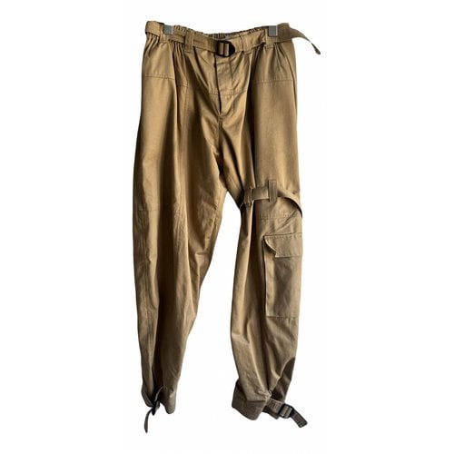 Pre-owned Vejas Trousers In Beige