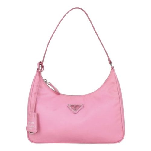 Pre-owned Prada Re-edition 2005 Zip Handbag In Pink