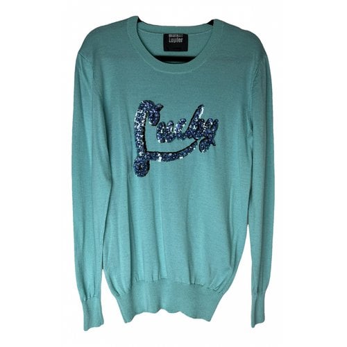 Pre-owned Markus Lupfer Wool Jumper In Turquoise