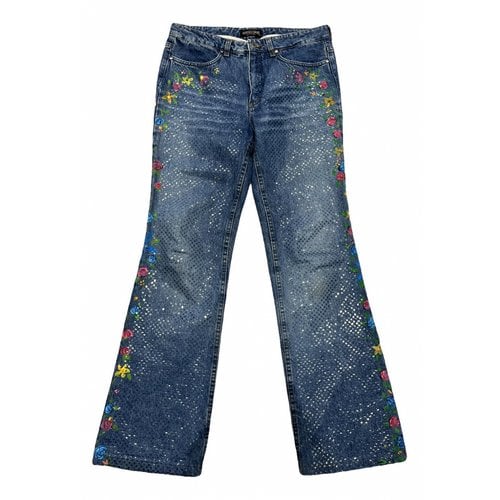 Pre-owned Roberto Cavalli Bootcut Jeans In Multicolour