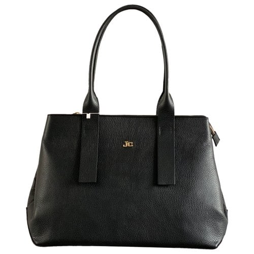 Pre-owned Femme Leather Handbag In Black