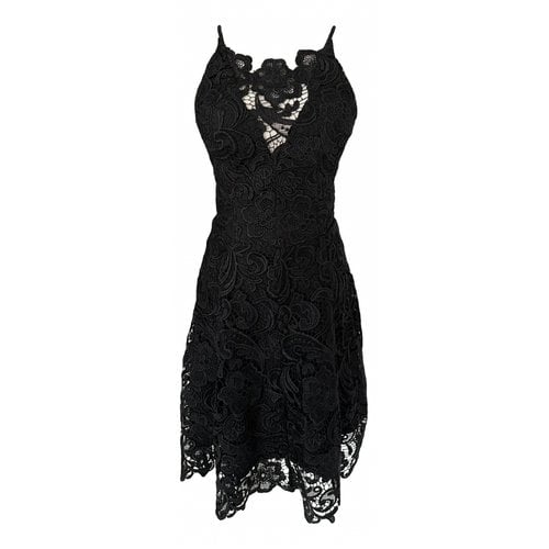 Pre-owned Dress The Population Mini Dress In Black