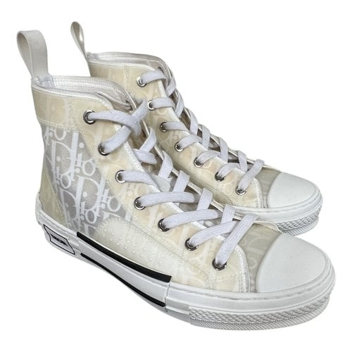 Pre-owned Dior B23 Trainers In White