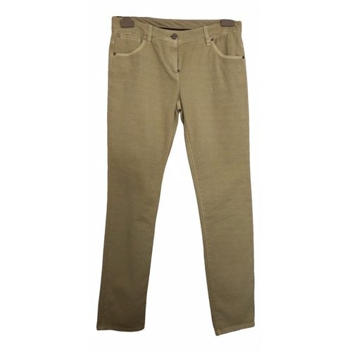 Pre-owned Brunello Cucinelli Slim Jeans In Camel