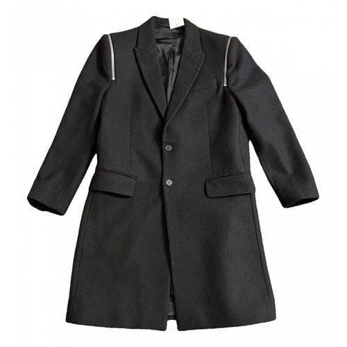 Pre-owned Givenchy Wool Dufflecoat In Black