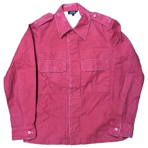 Pre-owned Apc Jacket In Red