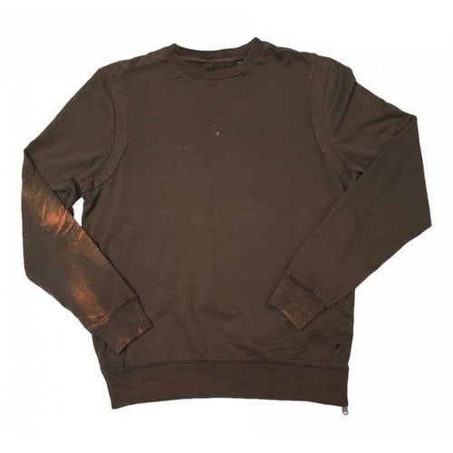 Pre-owned Allsaints Sweatshirt In Brown