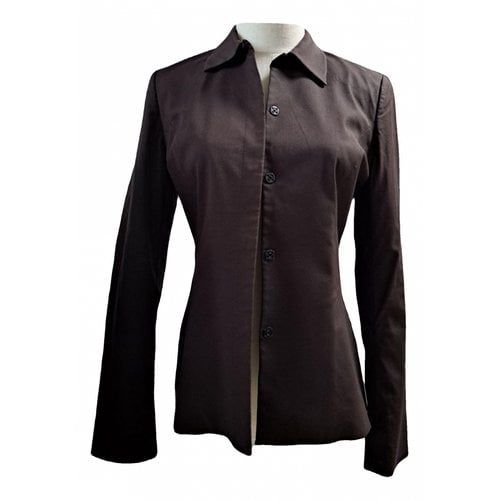 Pre-owned Ann Taylor Blazer In Brown