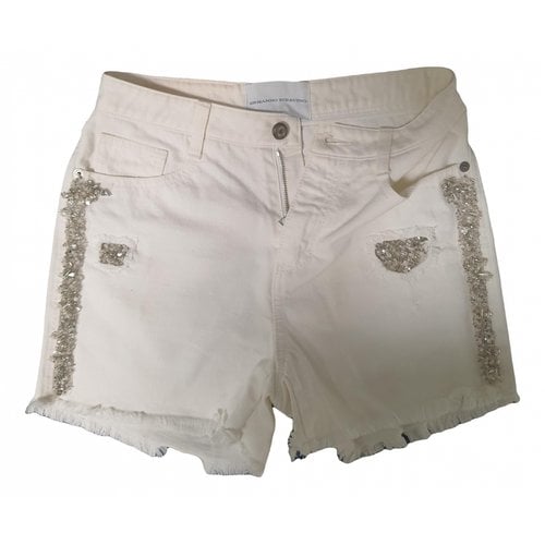 Pre-owned Ermanno Scervino Shorts In White