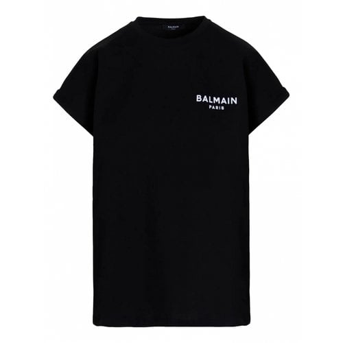 Pre-owned Balmain T-shirt In Black