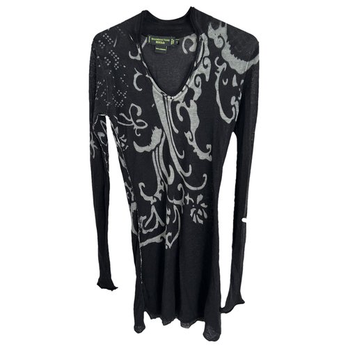 Pre-owned Shanghai Tang Cashmere Tunic In Black