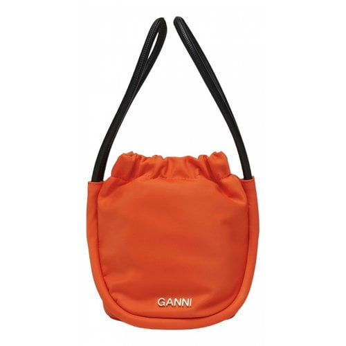 Pre-owned Ganni Handbag In Orange