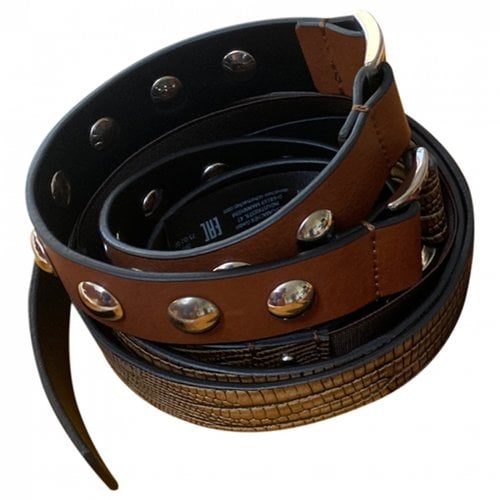 Pre-owned Dorothee Schumacher Leather Belt In Brown