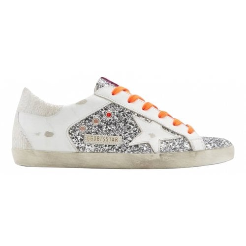 Pre-owned Golden Goose Leather Trainers In Multicolour