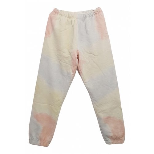 Pre-owned Obey Trousers In Multicolour