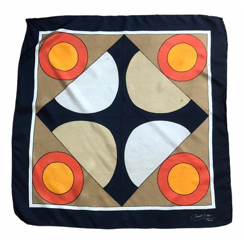 Pre-owned Daniel Hechter Silk Scarf In Multicolour