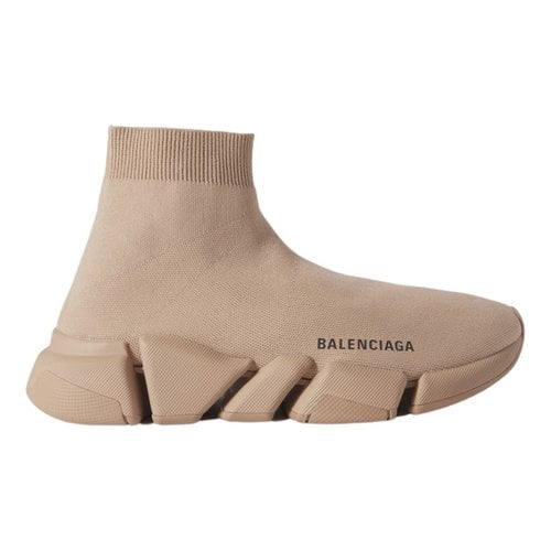 Pre-owned Balenciaga Low Trainers In Khaki