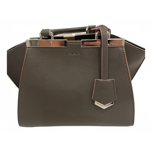 Pre-owned Fendi 3jours Leather Handbag In Multicolour