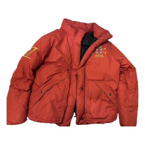 Pre-owned Polo Ralph Lauren Biker Jacket In Red