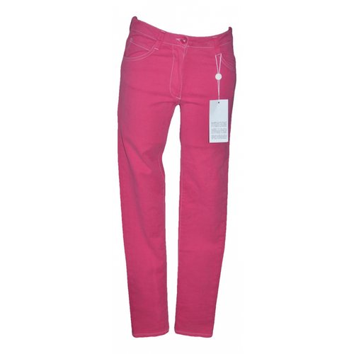 Pre-owned Mm6 Maison Margiela Slim Jeans In Pink