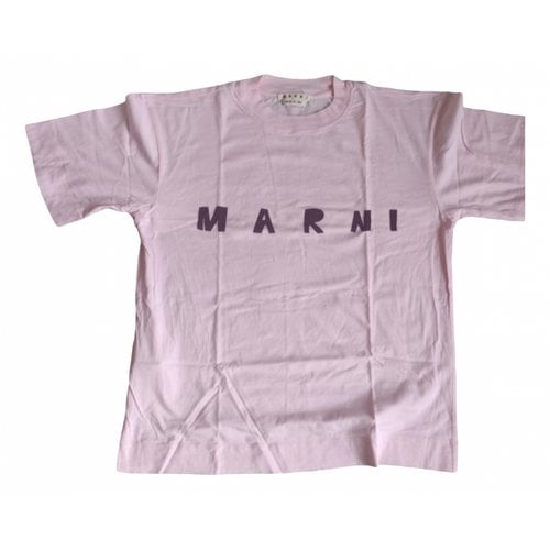 Pre-owned Marni T-shirt In Pink