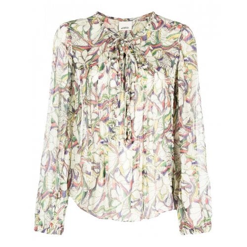 Pre-owned Isabel Marant Silk Shirt In Green
