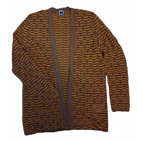 Pre-owned M Missoni Cardigan In Gold