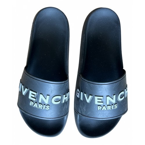 Pre-owned Givenchy Flats In Black