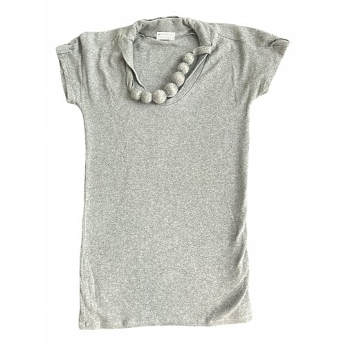 Pre-owned Brunello Cucinelli T-shirt In Grey