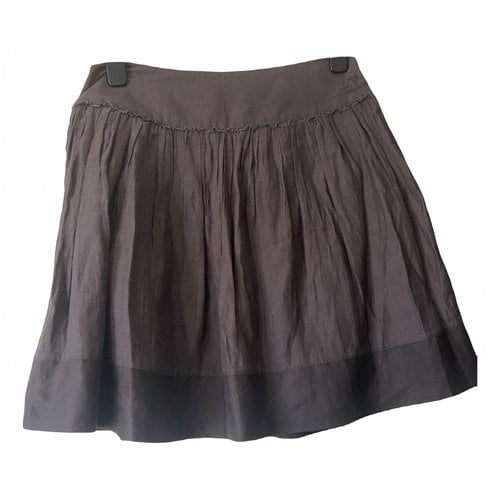 Pre-owned Zadig & Voltaire Mid-length Skirt In Anthracite